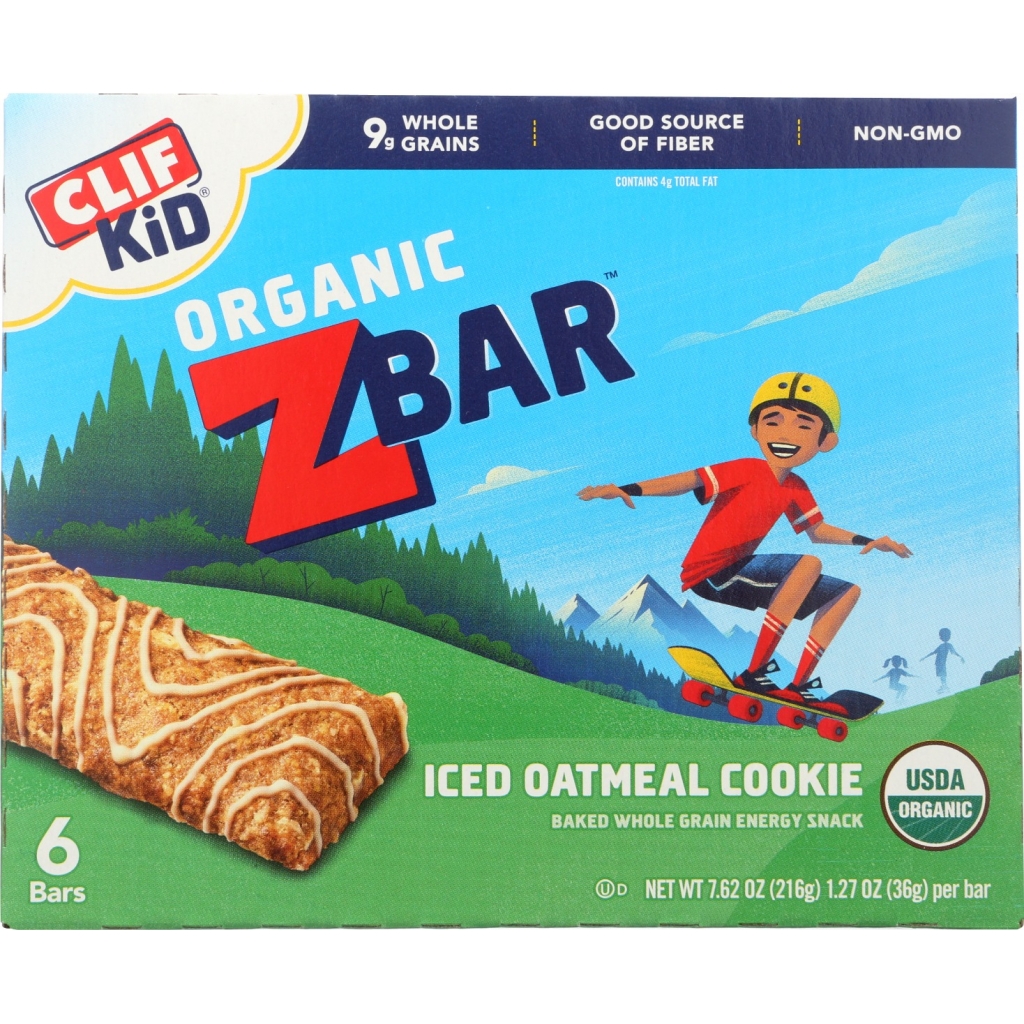 CLIF Kid Zbar Iced Oatmeal Cookie 6Pack - 7.62 OZ