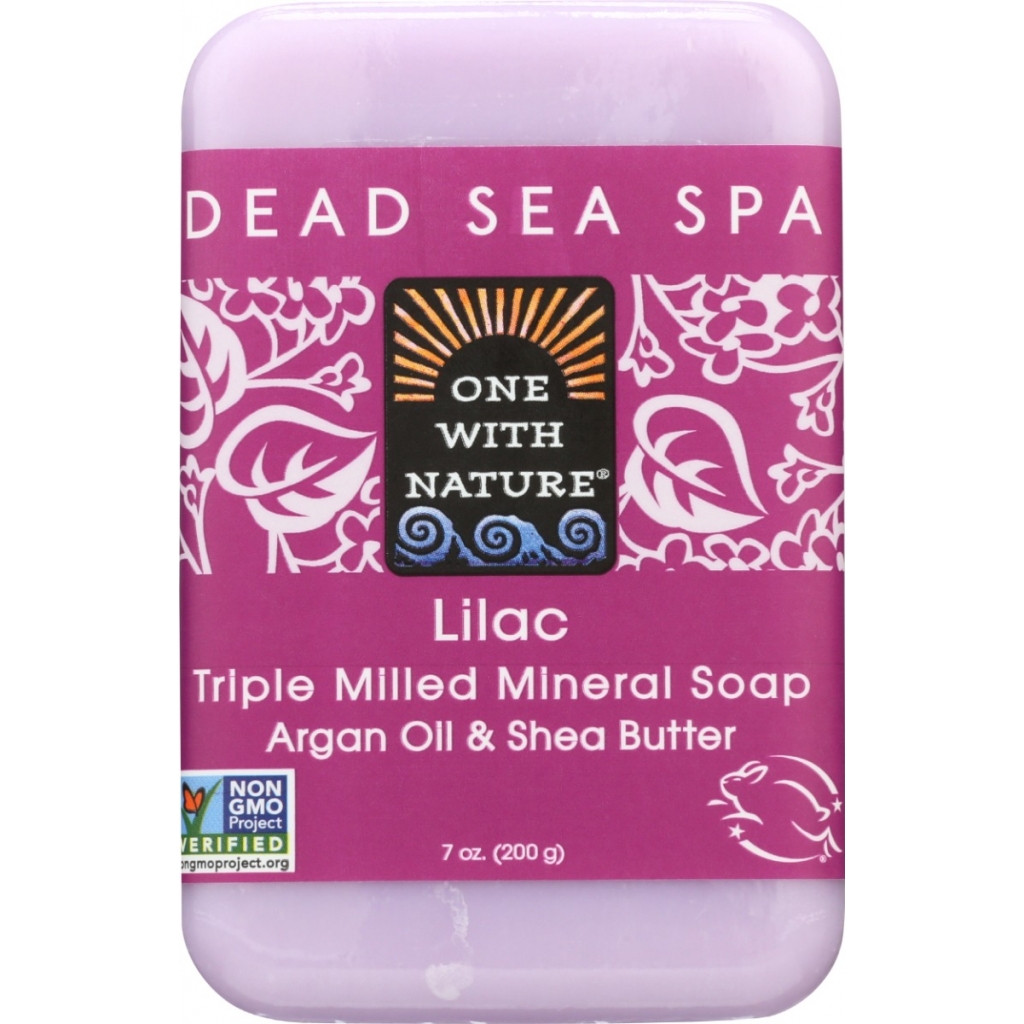 Lilac Soap with Dead Sea Minerals - 7 oz