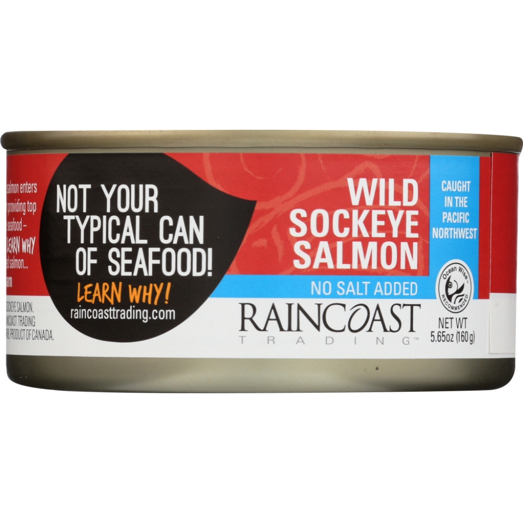 Wild Sockeye Salmon, No Salt Added, 5.65 oz