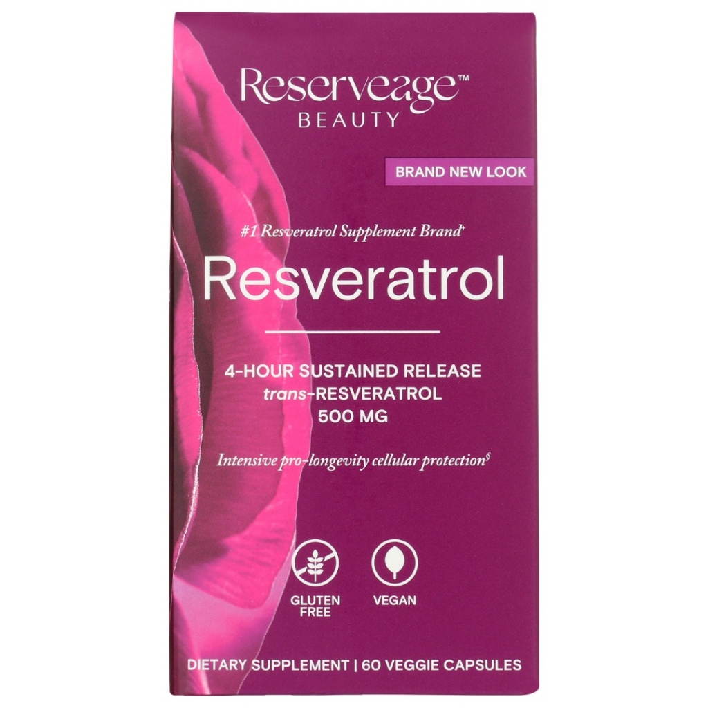 Resveratrol 500mg Capsules - 60 Veggie Capsules