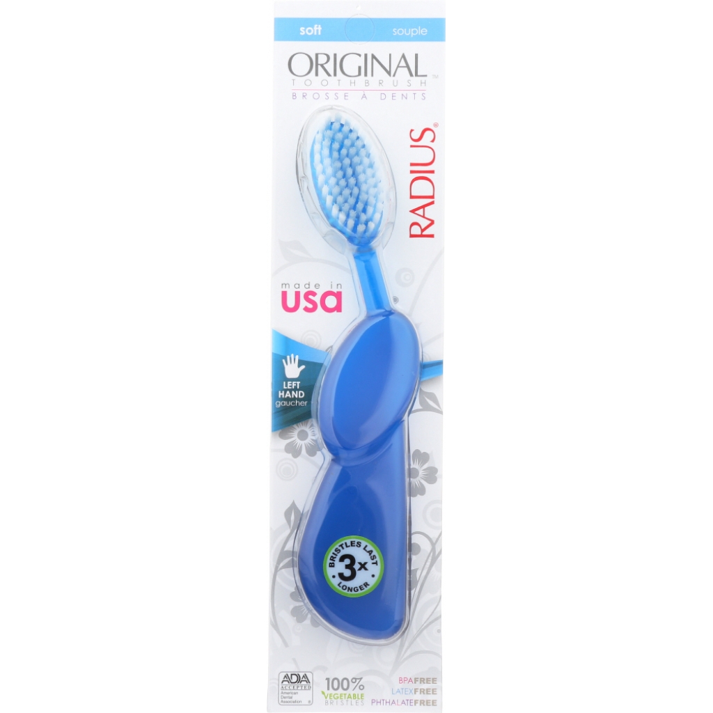 RADIUS Left Handed Toothbrush - Original Adult