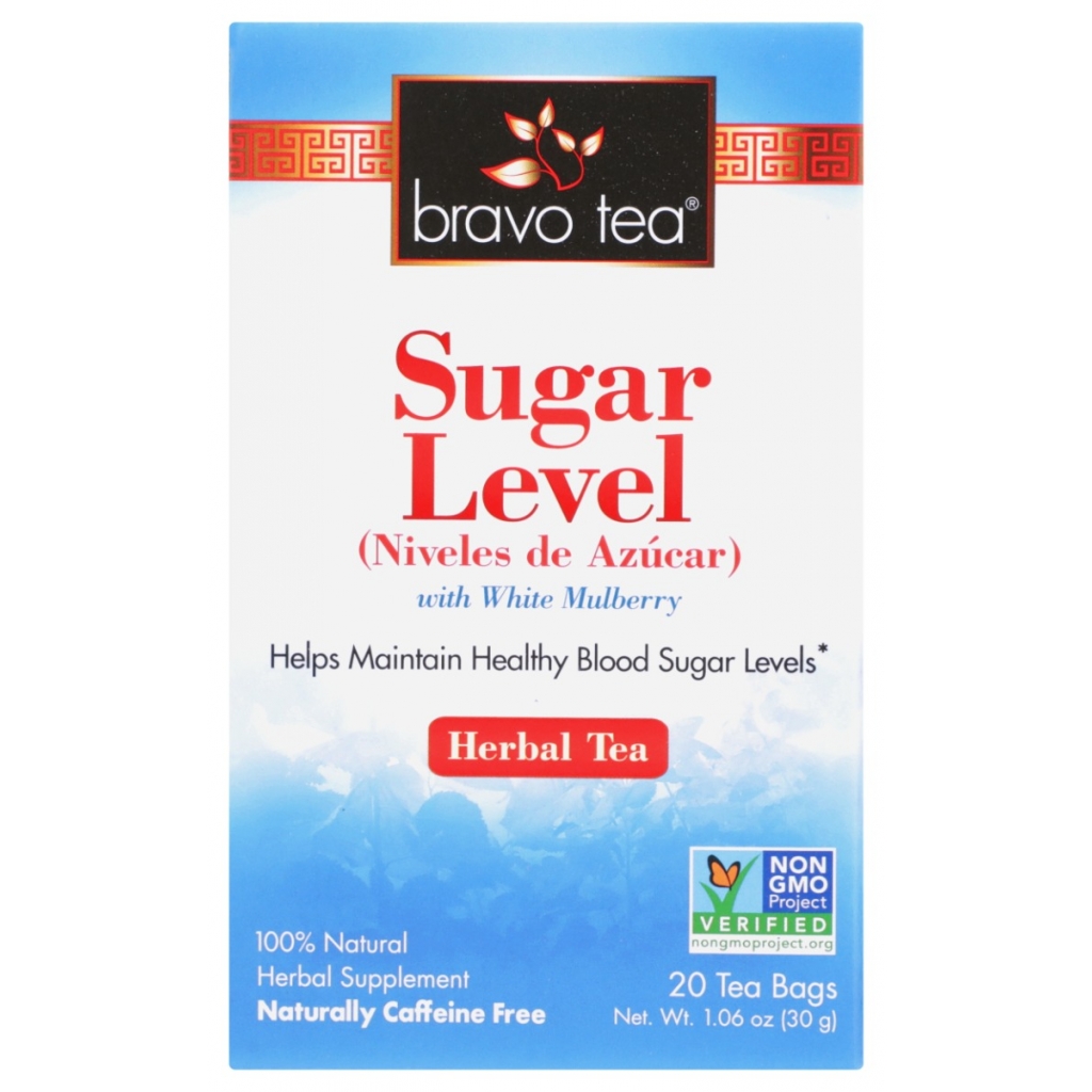 Tea Sugar Level Herbal Blend - 20 Tea Bags