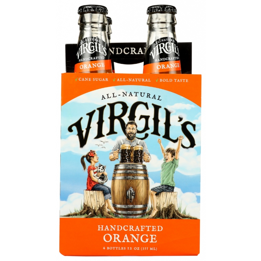 Virgil's Handcrafted Orange Soda - 4 Pack