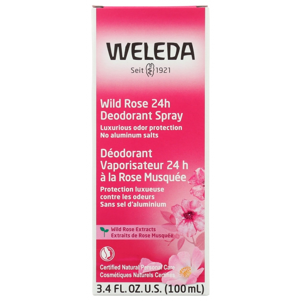 Weleda Wild Rose Deodorant, 3.4 fl oz