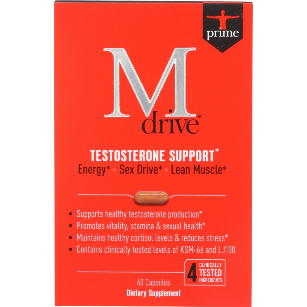 Prime Testosterone Support for Men - 60 ct