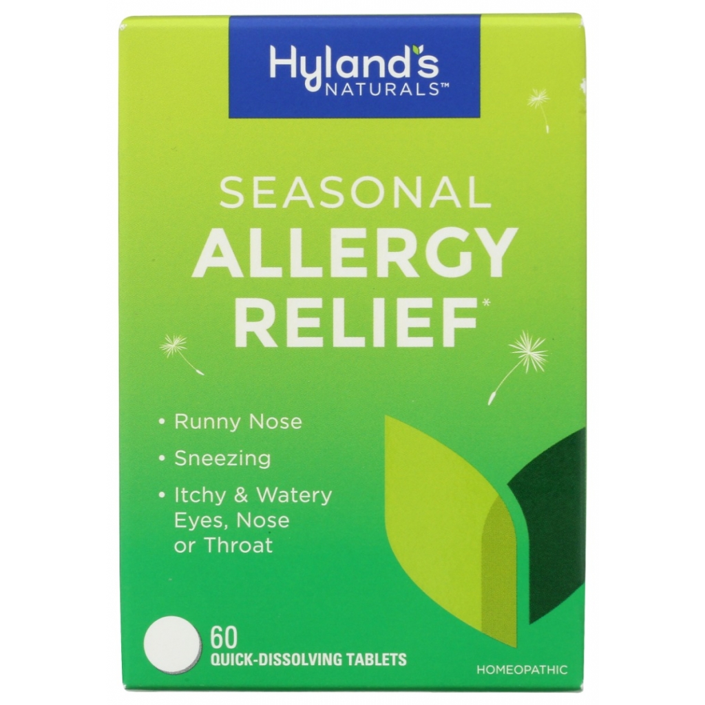 Hyland's Seasonal Allergy Relief, 60 Tablets - Natural Allergy Relief