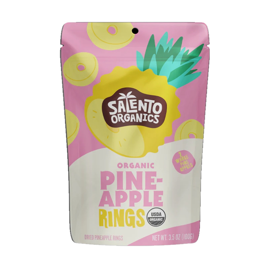 Organic Dried Pineapple Rings, 3.5 oz