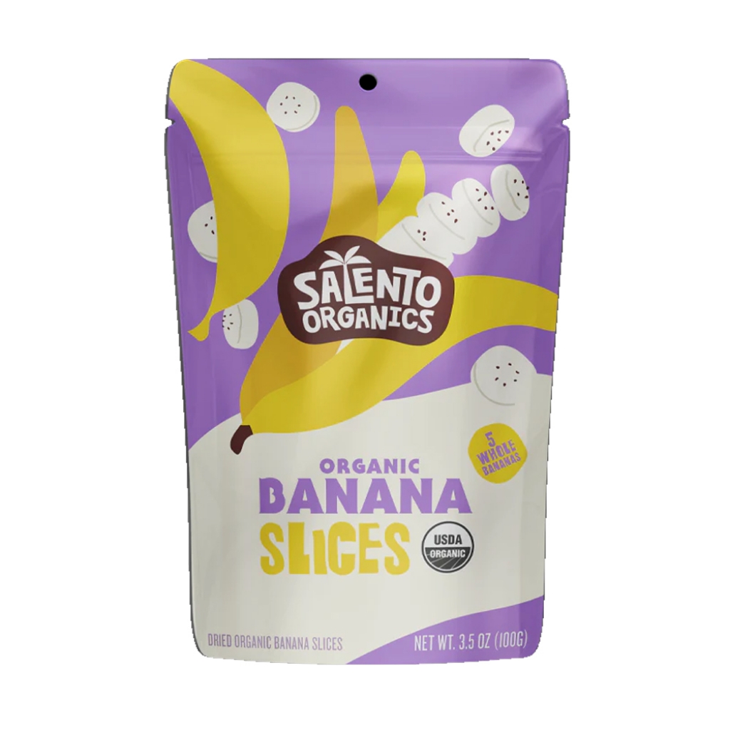 Organic Dried Banana Slices - Tropical Snack