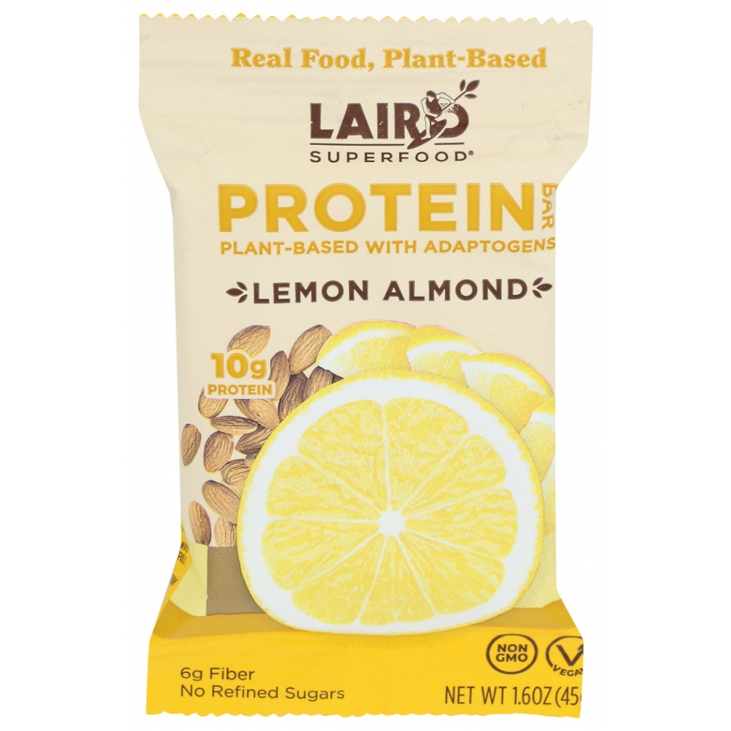 Lemon Almond Protein Bar - Plant-Powered Energy