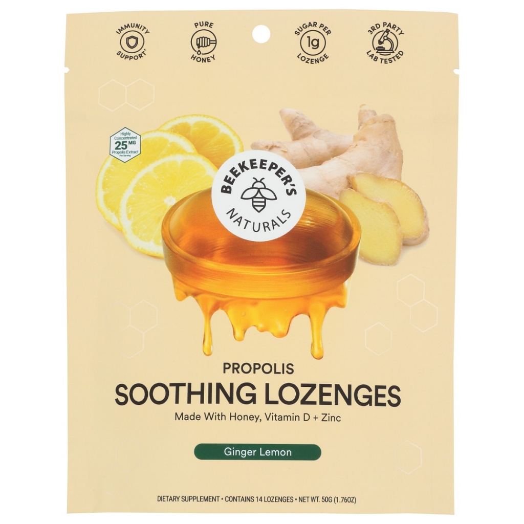 Ginger Lemon Soothing Lozenges - 50g