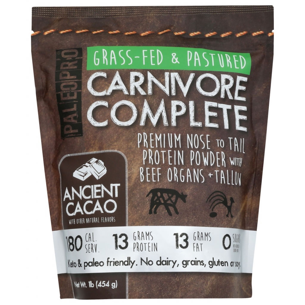 Carnivore Complete Ancient Cacao Protein Powder, 1 lb