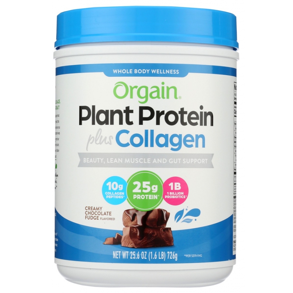 Plant Protein Plus Collagen in Chocolate Flavor