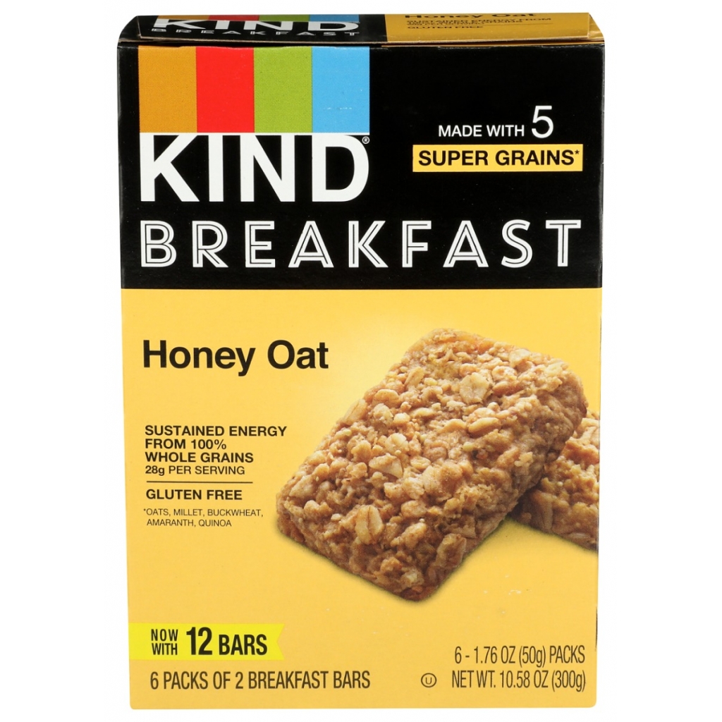 Bar Honey Oat Breakfast - 10.58 oz