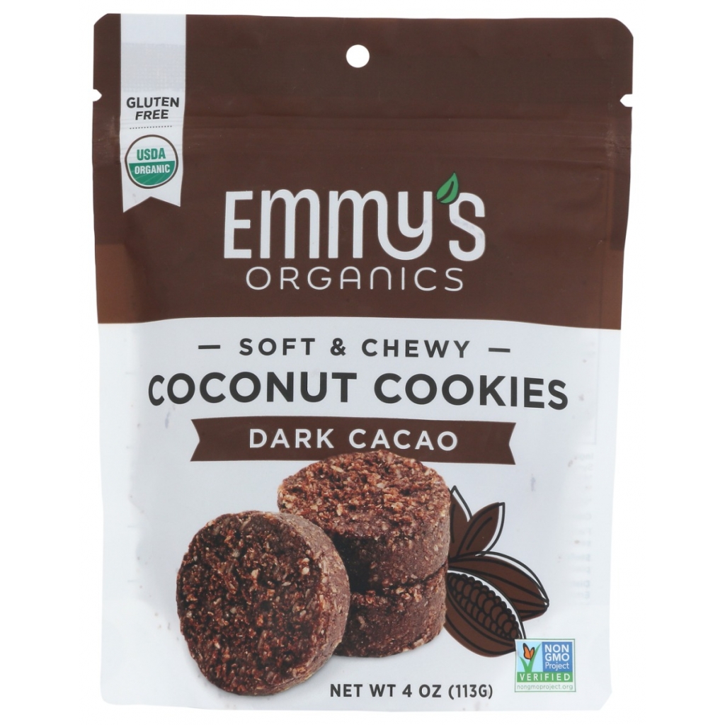 Dark Cacao Coconut Cookies - 4 oz