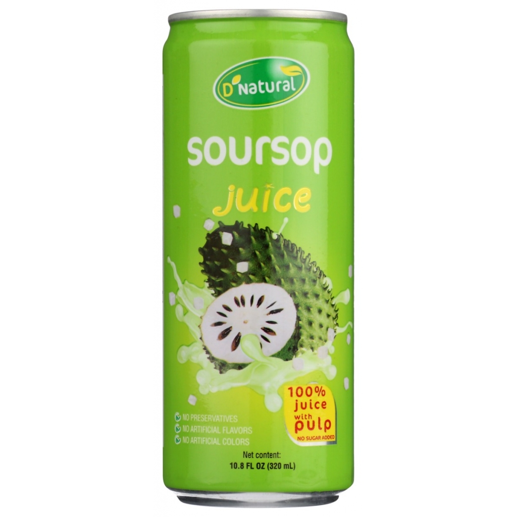 Natural Soursop Juice - 10.8 oz