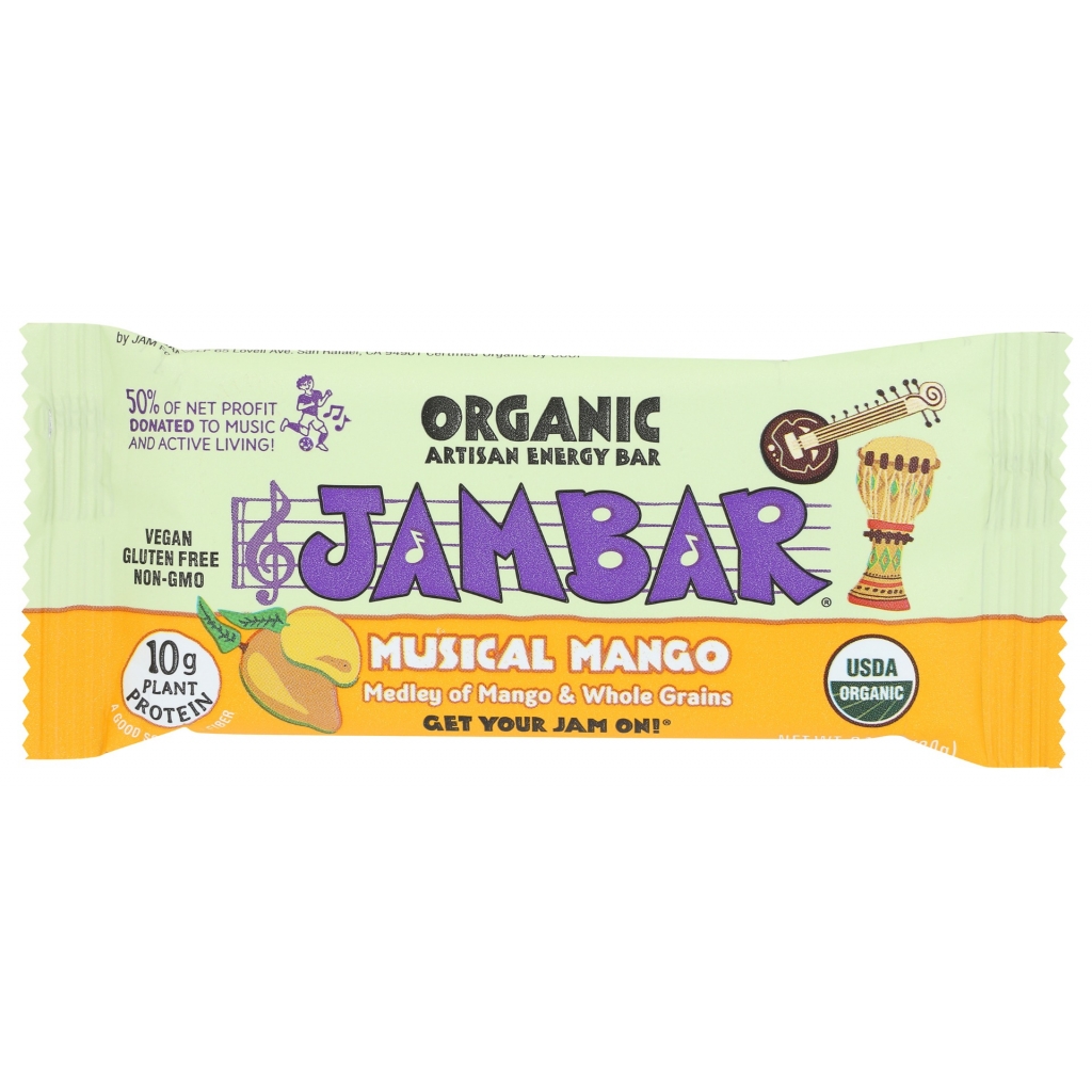 Organic Musical Mango Energy Bar - 2.12 oz