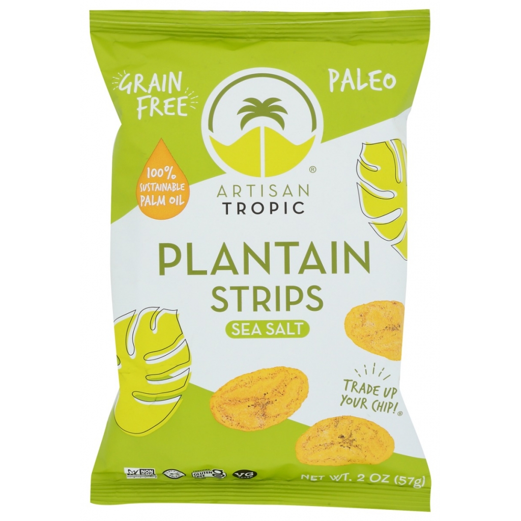 Tropic Sea Salt Plantain Strips - 2 oz