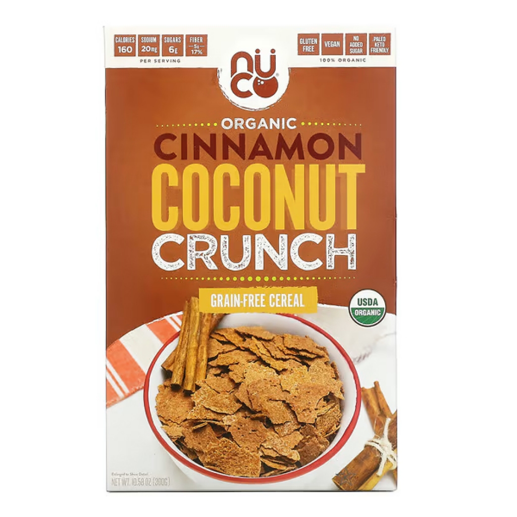 NUCO Cereal Cinnamon Coconut, 10.58 oz