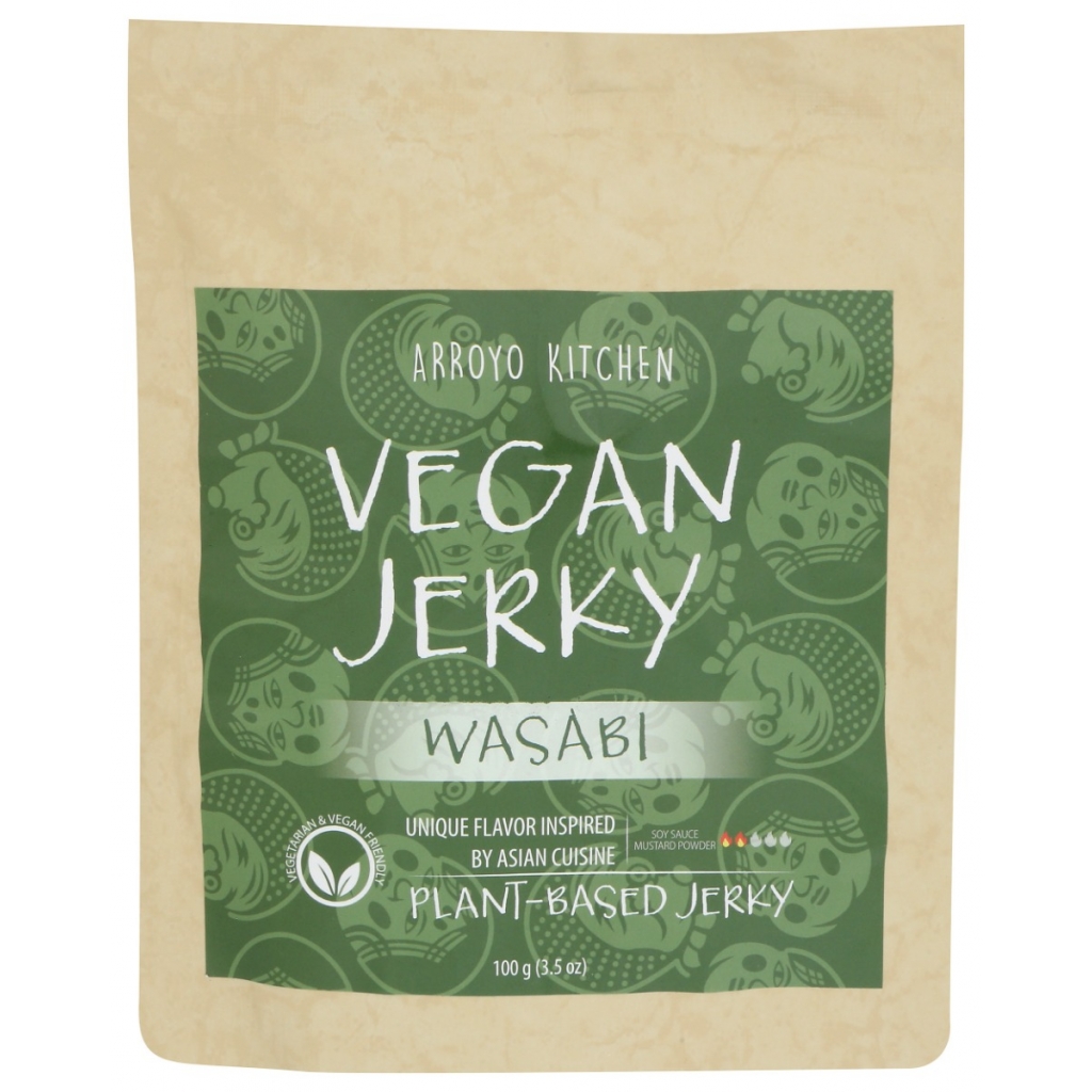 Plant-Based Wasabi Jerky, 3.5 oz