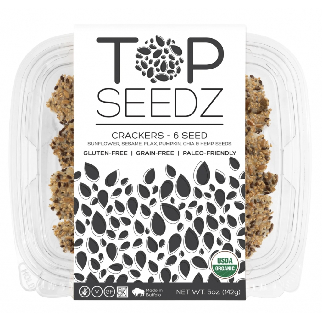 Organic 6 Seed Crackers - 5 OZ