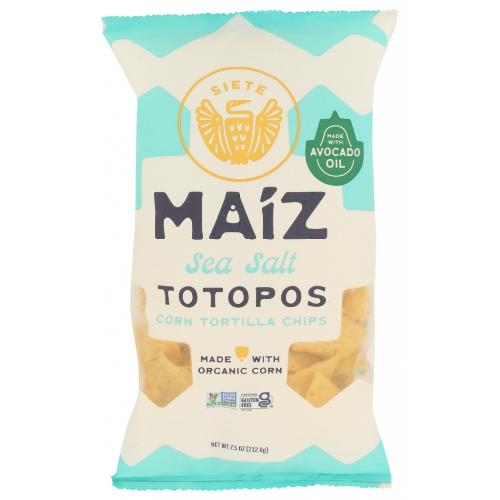 Maiz Totopos Sea Salt Tortilla Chips - Authentic Taste (7.5 oz)