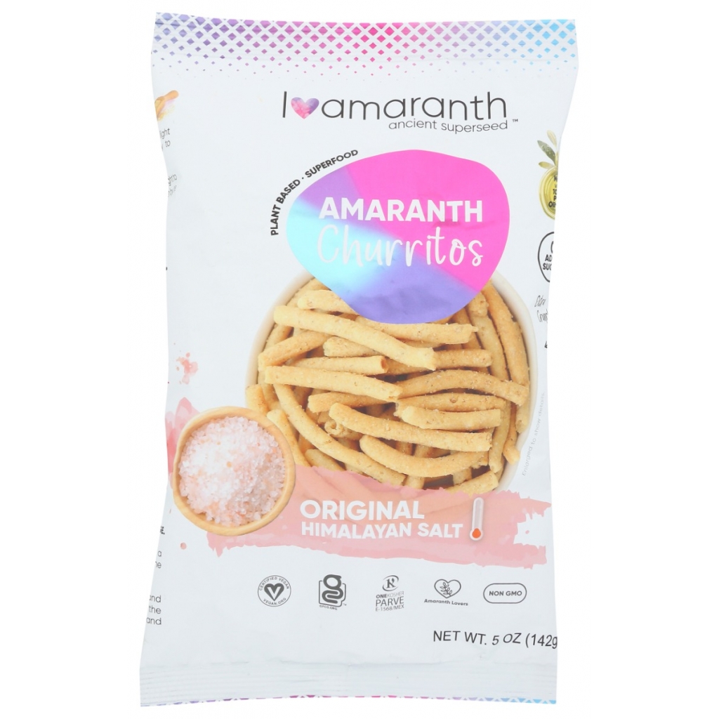 Amaranth Churritos Himalayan Salt, 5 oz