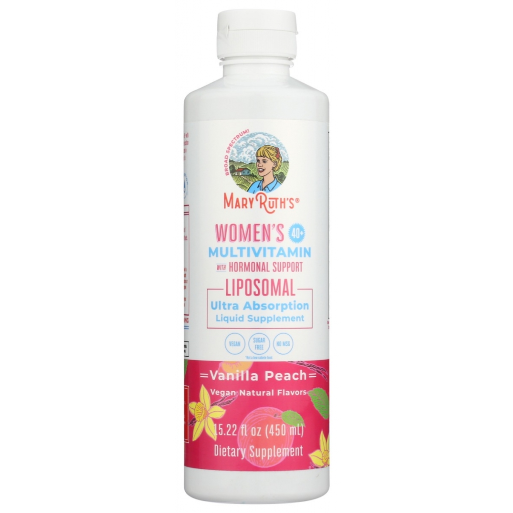 Women’s 40Plus Multivitamin Liposomal Vanilla Peach - 15.22 oz