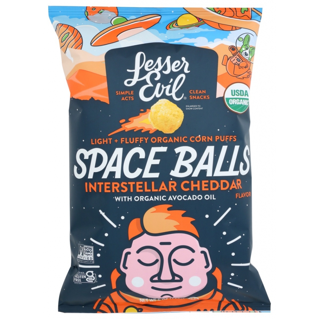 Space Balls Interstellar Cheddar, 5 oz