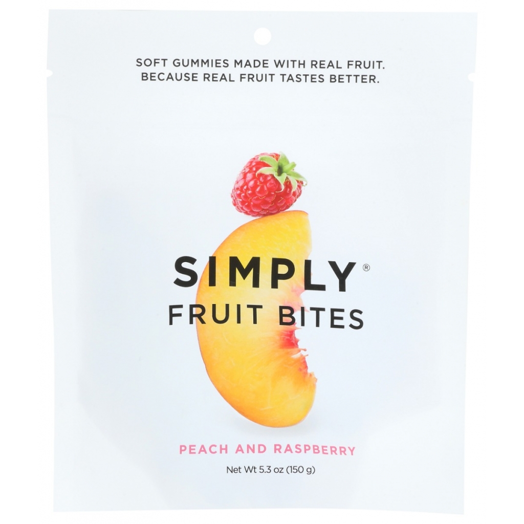 Fruit Bites Peach Raspberry, 5.3 oz