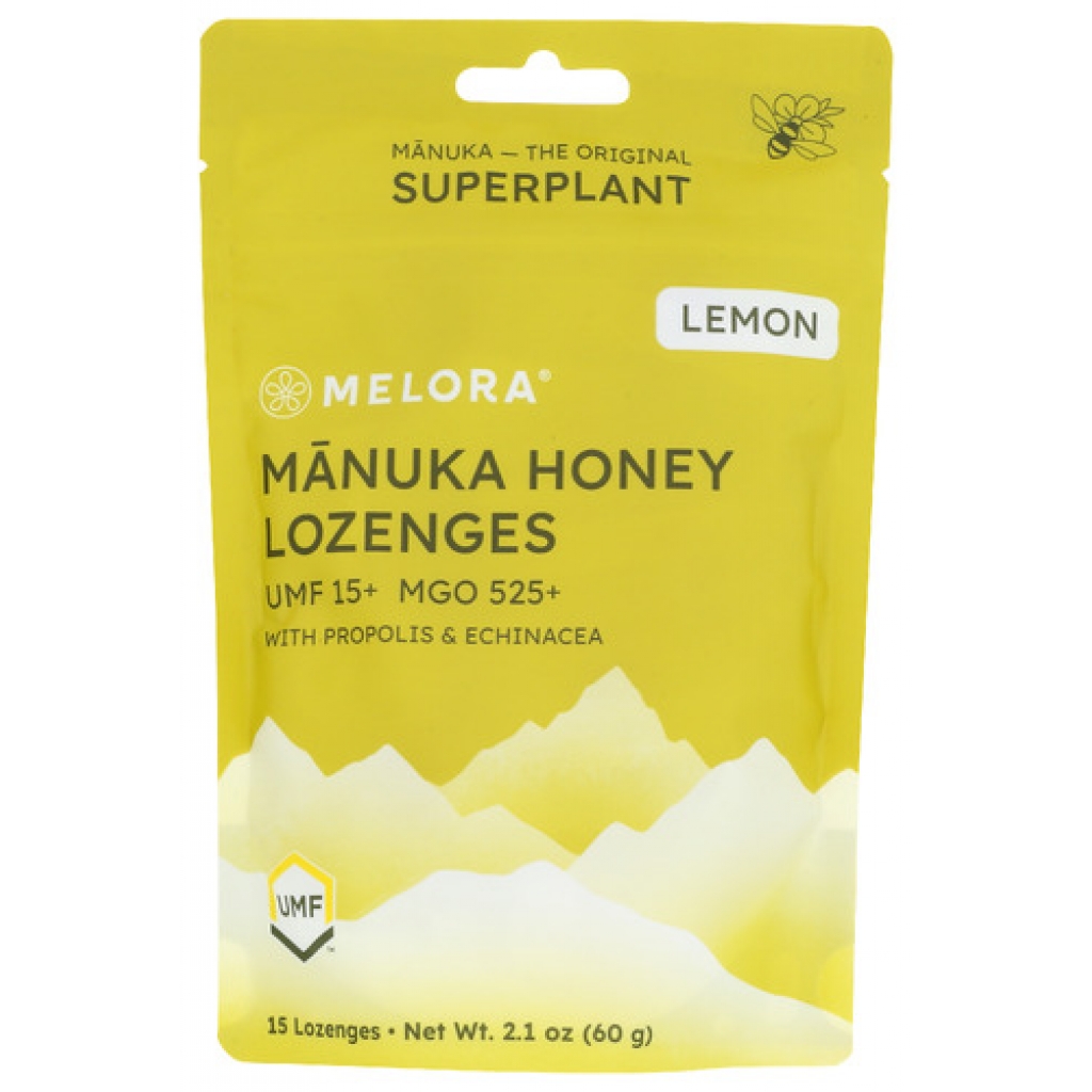 Immune Support Lemon Manuka Honey Lozenges, 2.1 oz