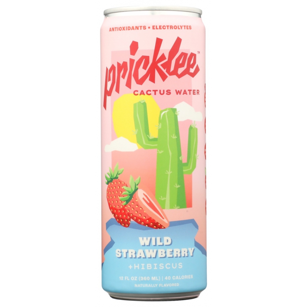 Wild Strawberry & Hibiscus Cactus Water, 12 fl oz