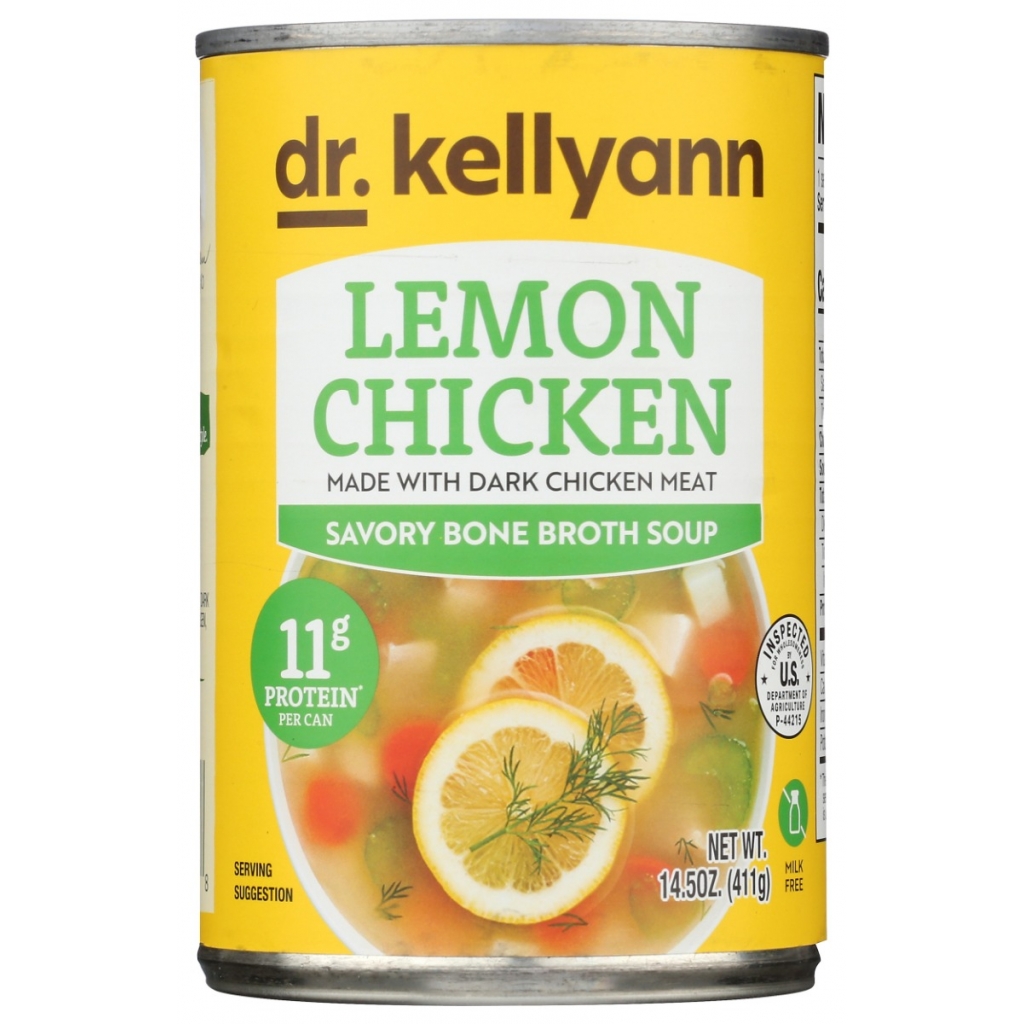 Zesty Lemon Chicken Bone Broth Soup, 14.5 oz