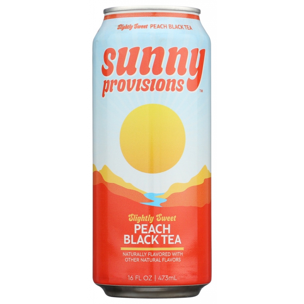 Slightly Sweet Peach Black Tea - 16 fl oz