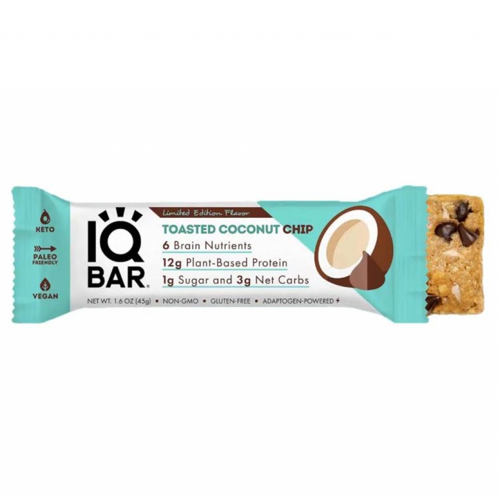 Toasted Coconut Chip Protein Bar - Tasty Energy Snack, 1.6 oz