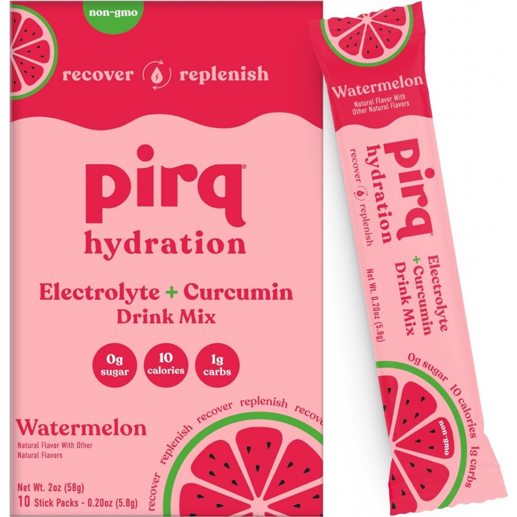 Watermelon Hydration Drink Mix, Electrolyte Boost, 10 Pack