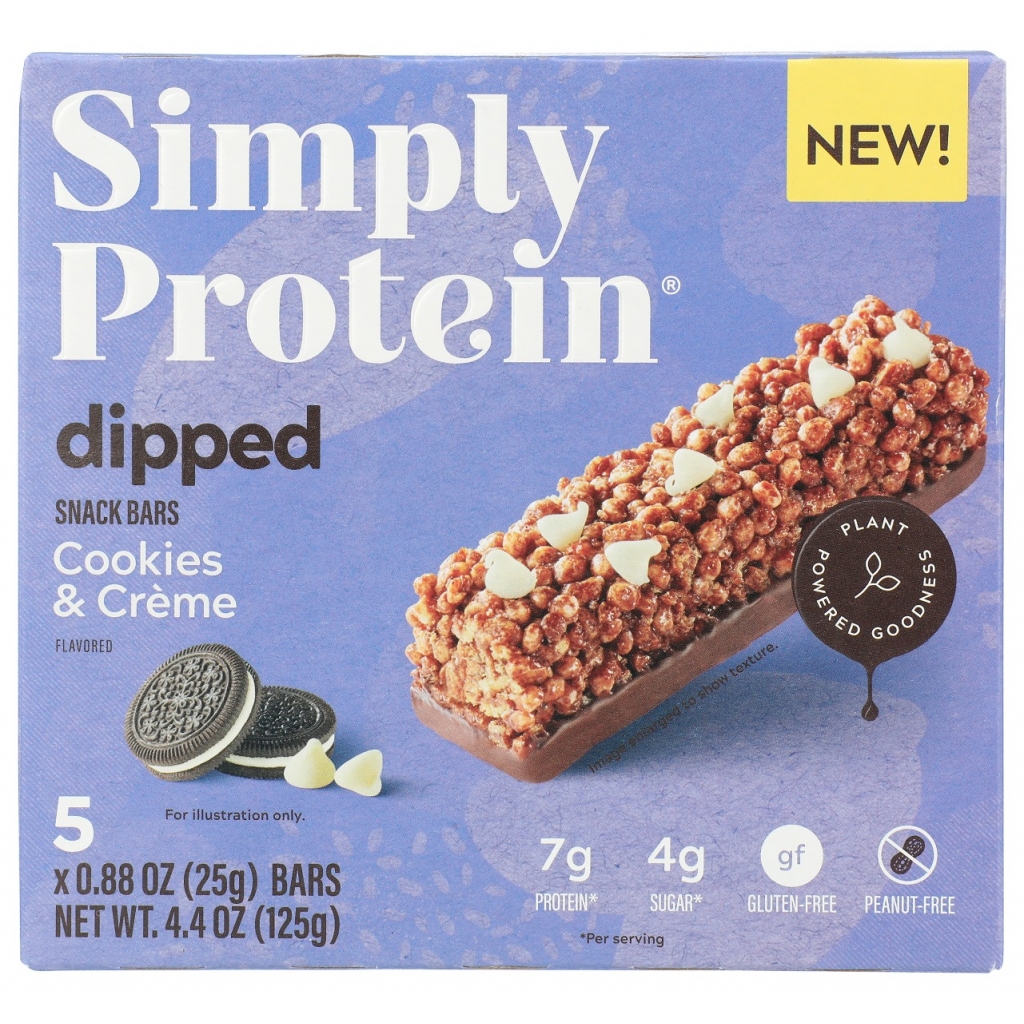 Cookies and Creme Chocolate Dipped Protein Bar - 4.4 oz