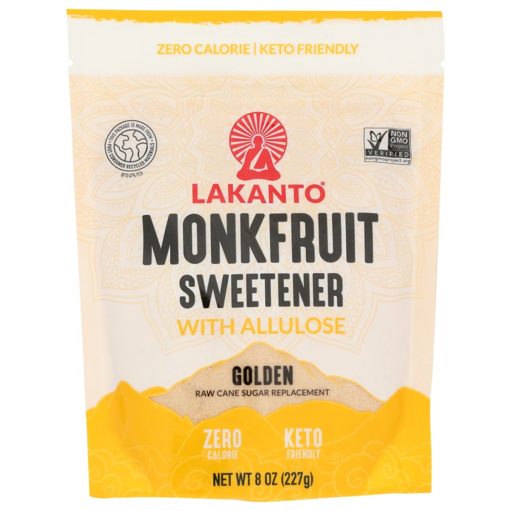 Golden Monkfruit Sweetener with Allulose - 8 oz