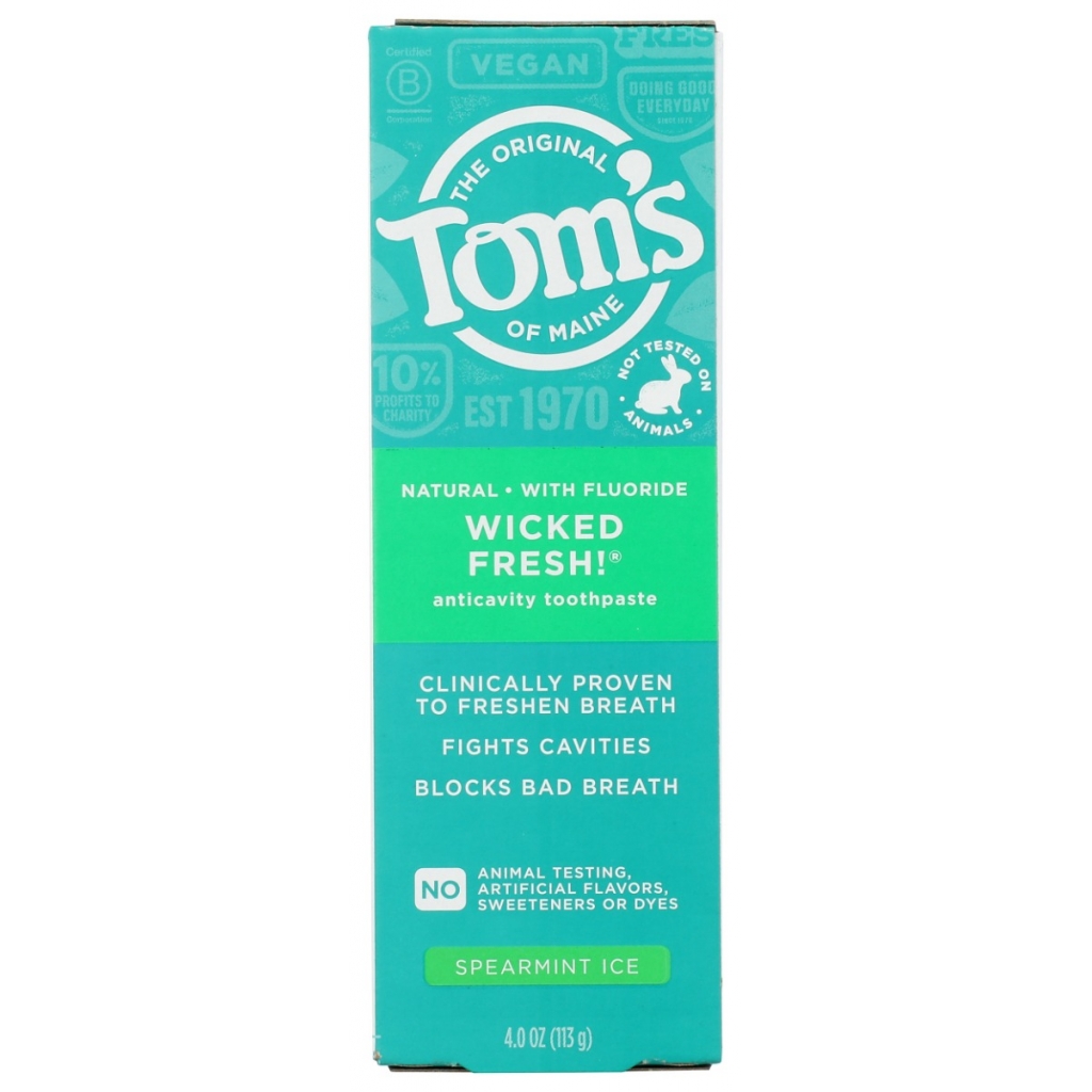 Wicked Fresh Spearmint Ice Toothpaste, 4 oz