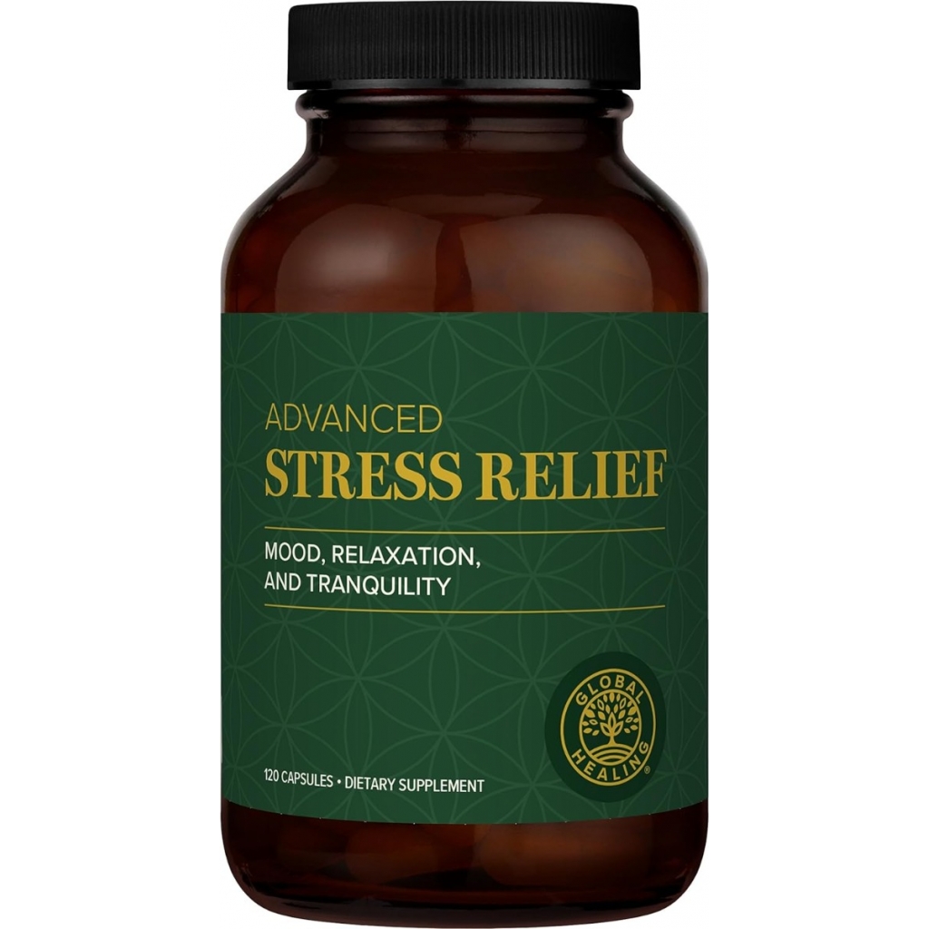 Stress Relief Supplement - 120 capsules for Calm and Wellness