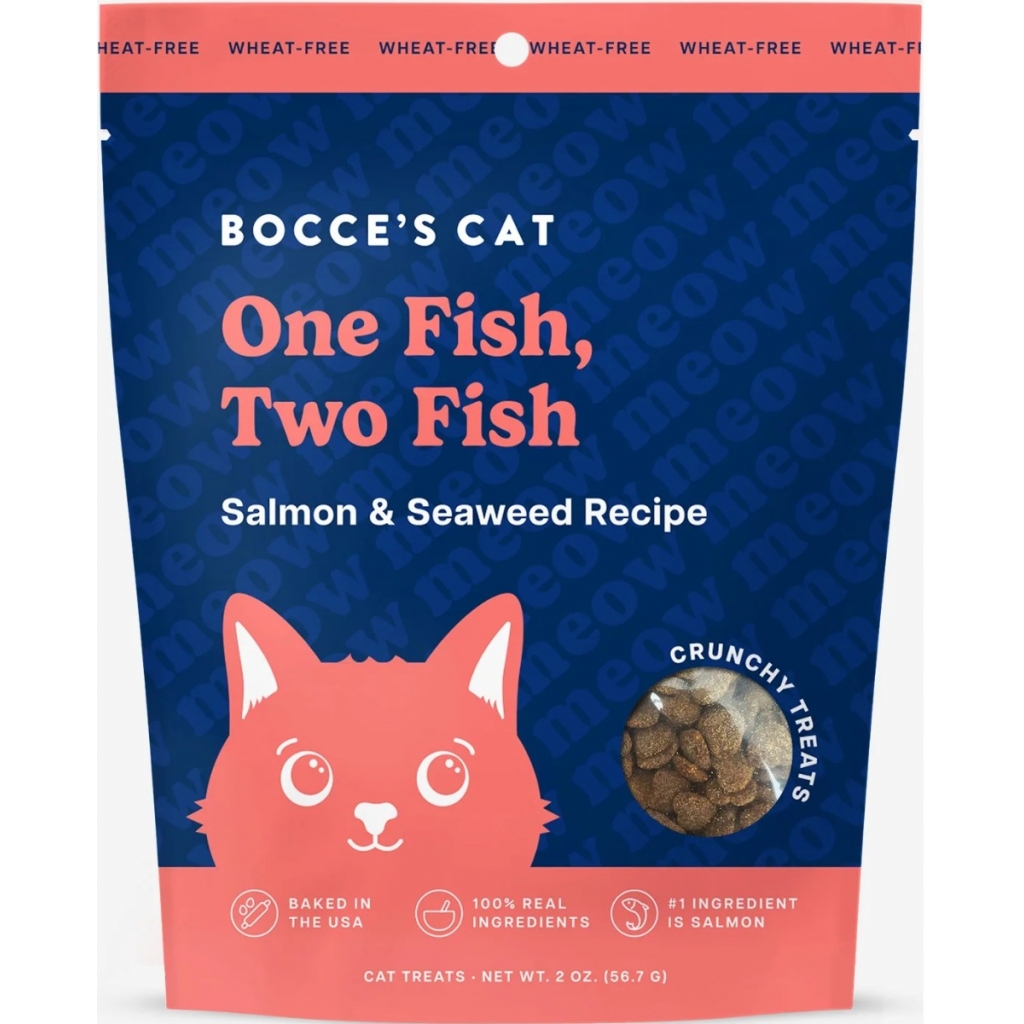 Crunchy Cat Treats - One Fish Two Fish, 2 oz