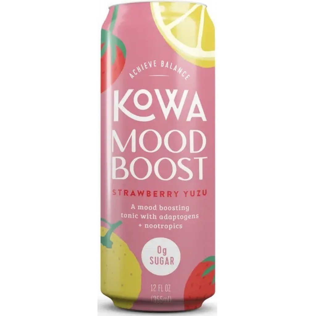 Mood Boost Strawberry Yuzu Flavor - 12 fl oz