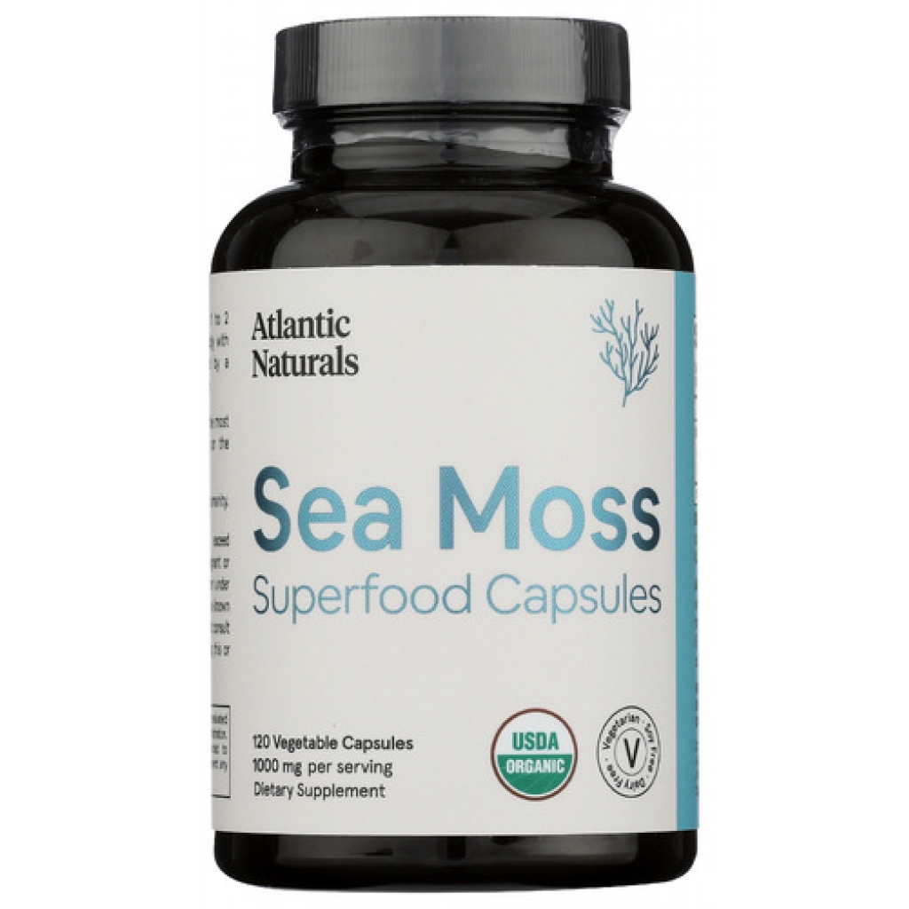 Nutrient-Rich Organic Sea Moss Capsules - 120 vc