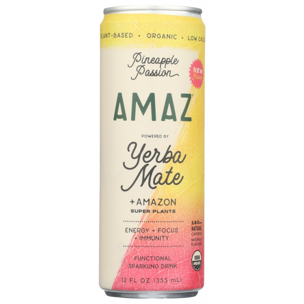 Yerba Mate Pineapple Passion Functional Drink, 12 fl oz