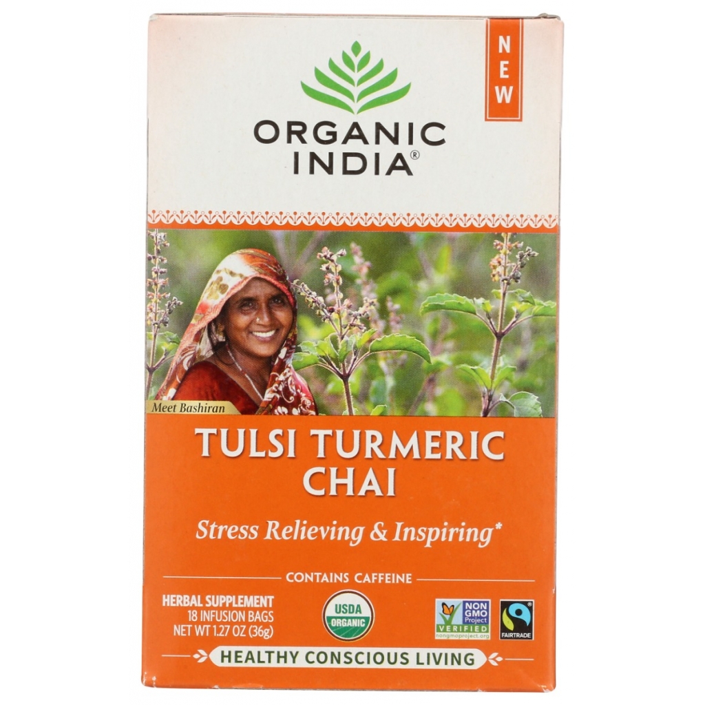 Tulsi Turmeric Chai Tea - 18 bags