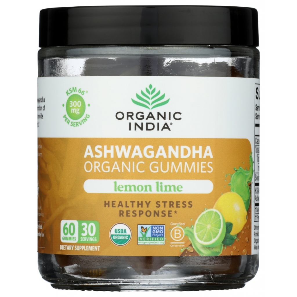 Organic KSM-66® Ashwagandha Gummies, 60 pc