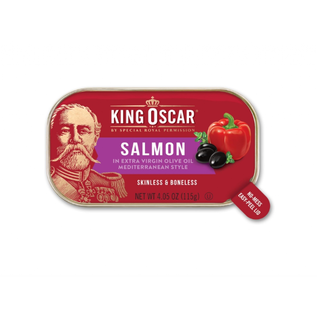 King Oscar Atlantic Salmon Mediterranean Style - 4.05 oz