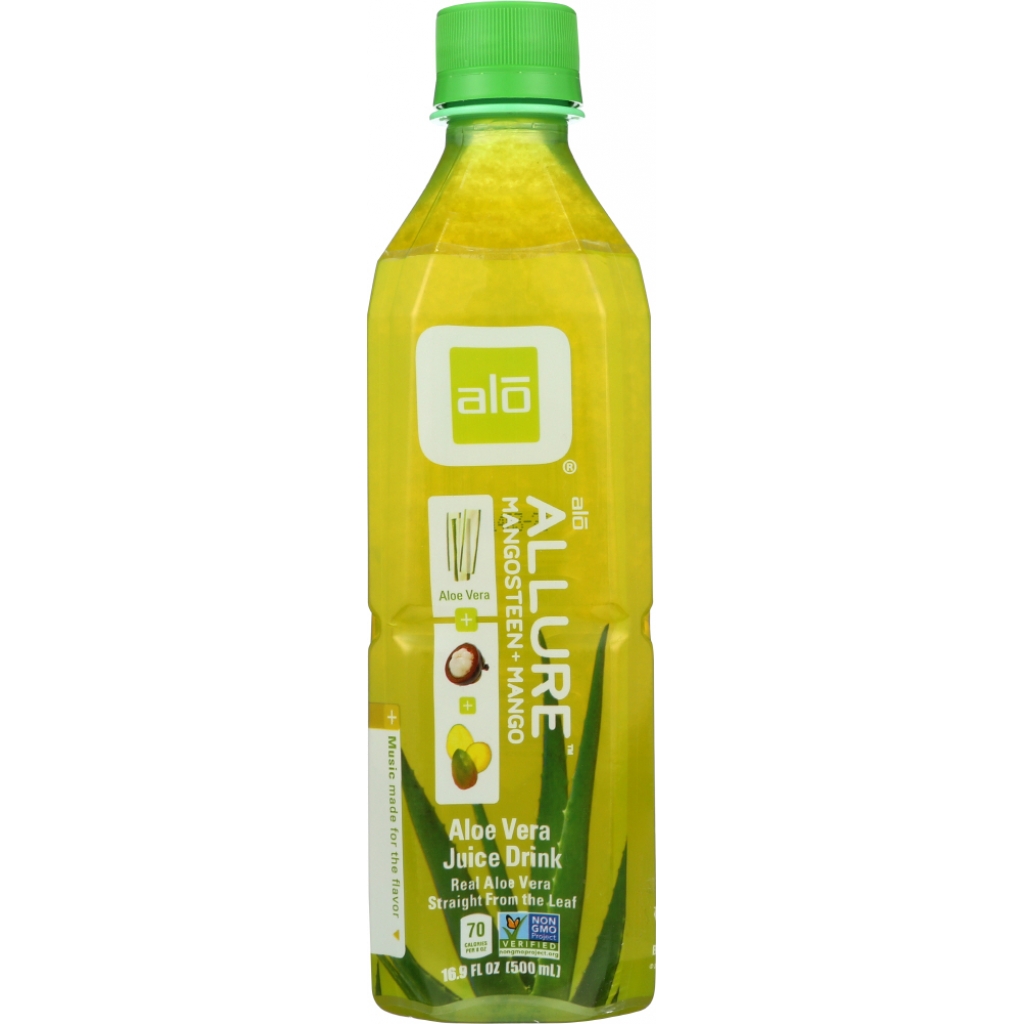 Allure Aloe Vera Mangosteen Mango Juice Drink, 16.9 FO