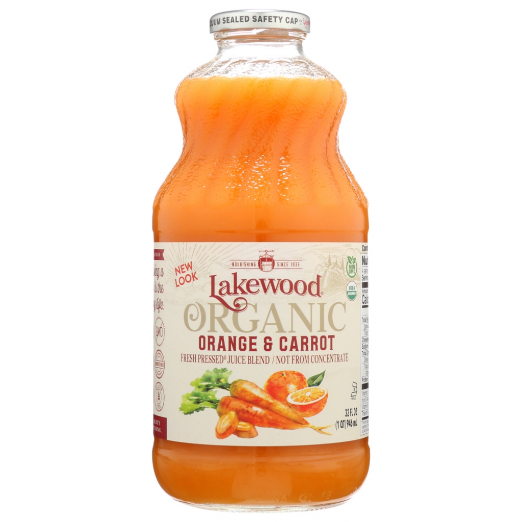 Organic Orange & Carrot Juice - Nutrient Rich Beverage