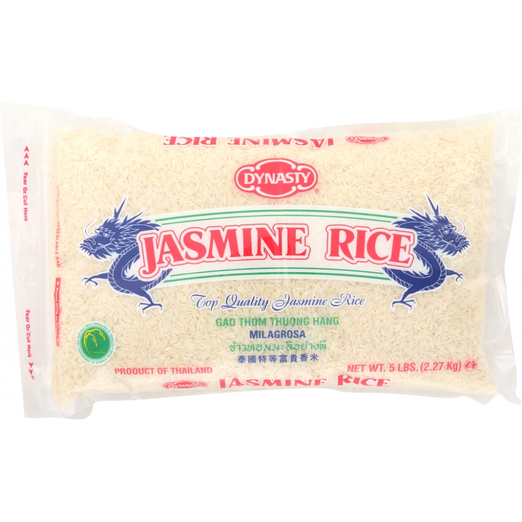 Dynasty Jasmine Rice - Authentic Flavor, 5 lb