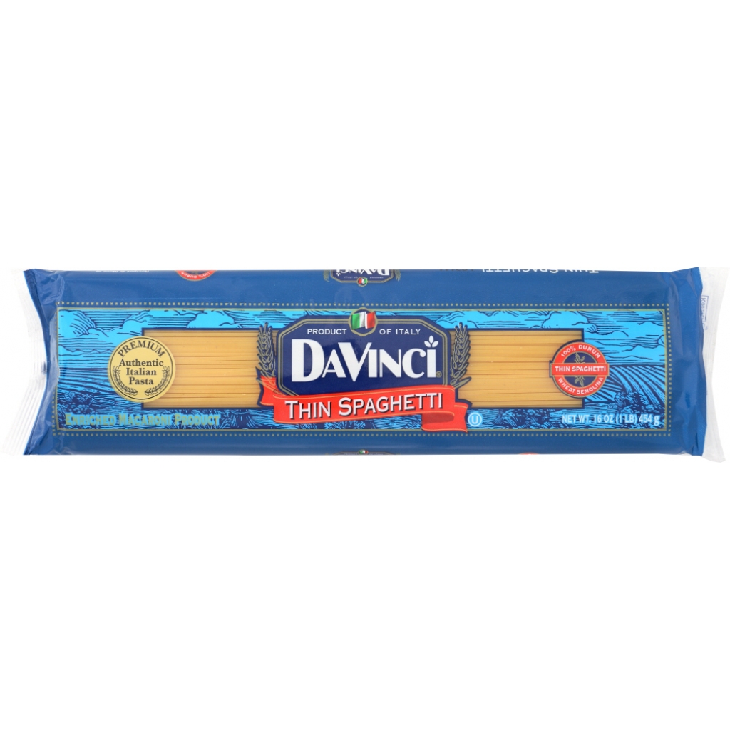 DaVinci Thin Spaghetti Pasta - 16 oz